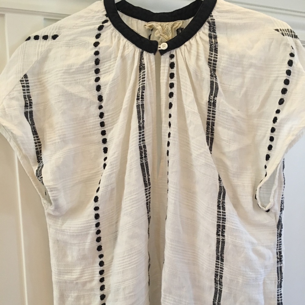 Ace and Jig black and white shirt